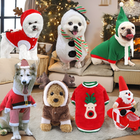 Bandana de Noël de luxe transparent en coton pour animaux de compagnie, foulard triangulaire festif, accessoire photo pour chiots et chatons