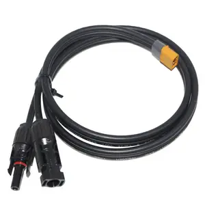 XT60 Adapter 8AWG 10AWG 12AWG Female Extension Cable Connector To Solar Connector For Solar Panels