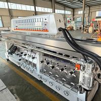 Machine à polir les bords de pierre multifonctionnelle RBB HQ-5531, 14 têtes, pour granit, marbre, quartz, bords droits et irréguliers, 54 kW