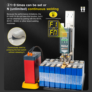 G351 long lanh + 36kw 811a pin lithium cơ chế Hàn xuống Máy hàn đôi kim hàn điểm - Product Image 4