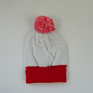 Popular de alta calidad 100% acrílico Reno patrón tejido invierno Santa sombrero <span class=keywords><strong>Xman</strong></span> sombrero al por mayor - Product Image 4
