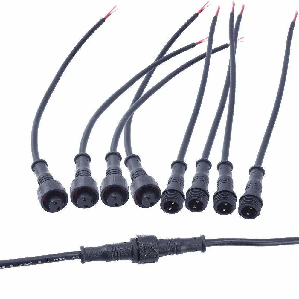 M12 IP65 IP67 IP68 wasserdichtes Stroma schluss kabel m12 Stecker