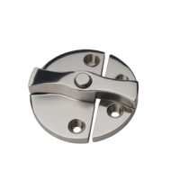 Loquet de porte marin robuste en acier inoxydable 180 °   Serrure de placard à bouton rotatif, quincaillerie durable pour cabine de bateau ou de yacht