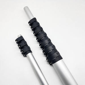 8M/10M Outil de nettoyage d'extension en aluminium robuste Mât de vidéosurveillance télescopique pour pôle d'<span class=keywords><strong>antenne</strong></span> RV - Product Image 2