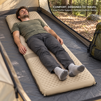 Matelas de couchage gonflable avec chambres à air en TPU soudées et cadre de soutien périmétrique pour collections de camping en marque blanche