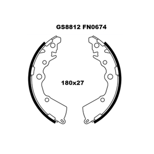 GS8812 OEM 58350-1YA00 Plaquettes de frein arrière pour KIA Picanto II, Picanto III - Product Image 6