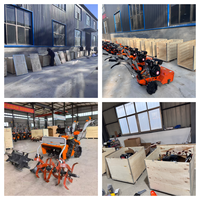 Débroussailleuse thermique Trade Field Plus 9HP 177F à démarrage manuel 70cm avec accessoires, motoculteur agricole haute productivité