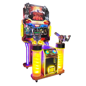 Máquina de juego de disparos Arcade que funciona con monedas, simulación de tiro Skye oscurecido, 2 <span class=keywords><strong>pistolas</strong></span> para máquinas expendedoras, grúa de boxeo para muñecas - Product Image 2