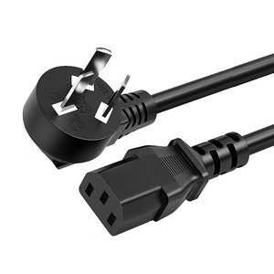 Cable de Alimentación CA con Enchufe C19, 16A, Extremo Hembra IEC, 3 Núcleos, Cable de PVC Tipo SJTOW - Product Image 1