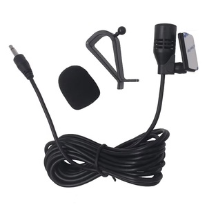 Venta caliente 3 metros de largo micrófono de condensador de coche Dispositivo de plástico externo con función de cancelación de ruido de comunicación por cable - Product Image 1