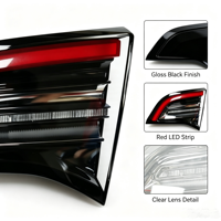Feu arrière intérieur droit pour Tesla Model 3 2020, référence OE 107740200F, ensemble de feux arrière LED.