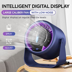 Compre Uno y Obtenga Otro Gratis, Ventilador de Escritorio Portátil Blanco, Ventilador USB de Refrigeración por Aire, Control de Velocidad, Ventilador de Escritorio USB - Product Image 1