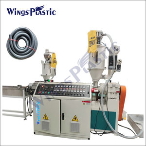 Machine d'extrusion de tuyaux en spirale ondulés en EVA pour <span class=keywords><strong>aspirateur</strong></span> de piscine en plastique EVA, machine à fabriquer des tuyaux ondulés en EVA - Product Image 2