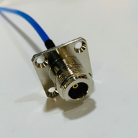 Connecteur RF N RG405 0,86 pouces, 4 goujons, câble à bride, type N, communication radio, coaxial