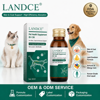 Landce Multivitamines Liquides pour Chiens 13 Vitamines Minéraux Peau Immunité Énergie Appétit Vente en Gros OEM ODM Supplément Rapide pour Animaux de Compagnie