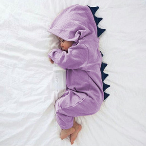 2021 INS new baby pagliaccetto modelli di vendita calda dinosauro con cappuccio <span class=keywords><strong>tuta</strong></span> commercio estero abbigliamento per <span class=keywords><strong>bambini</strong></span> pagliaccetto per <span class=keywords><strong>bambini</strong></span> - Product Image 1