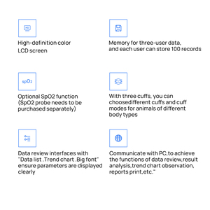 Monitor de Presión Arterial Veterinario Portátil <span class=keywords><strong>CONTEC08A</strong></span> - Product Image 5