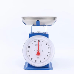 Veidt Weigh 20kg Small <b>Mechanical</b> Platform <b>Scale</b> Household Tray for Selling Vegetable Fruits Dial Kitchen QE-07R-20kg Stainless - Product Image 2