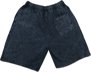 Shorts Homme Personnalisés Grande Taille, Effet Délavé et Vieilli, Style Streetwear Vintage, Idéal pour le Jogging - Product Image 3