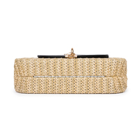 Nouveau Sac à Main en Paille Tressée pour Femme Été 2026 – Sac Bandoulière à Poignée Supérieure, Pochette, Sac de Plage pour Vacances
