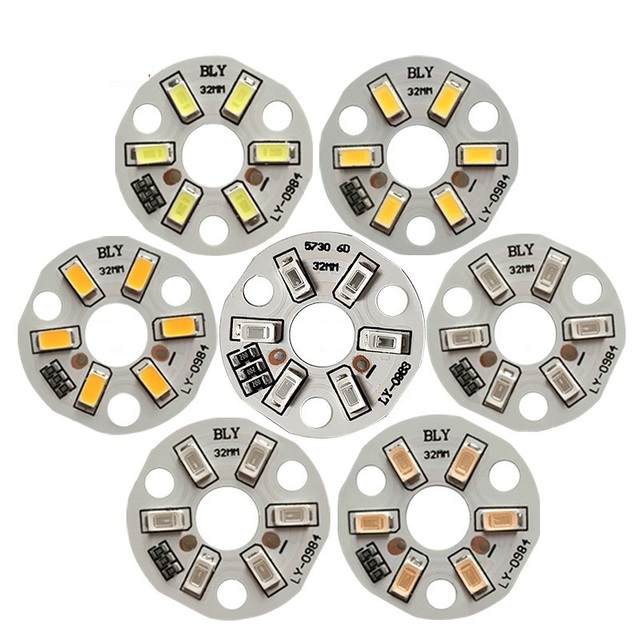SMD 5730 LED Chip 3W 5V Red Green Blue Lamp Bead DIY Light Bulb Circuit Board White/Yellow Light 3V Input Voltage 2W Power