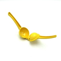 Mini presse-Fruits manuel en aluminium de couleur jaune, avec de bonnes poignées professionnelles, pour Fruits, citron, citron, Orange, agrumes