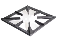 Grille de barbecue rectangulaire en fonte à gaz encastrable SUNYK avec allumage électronique 430x430x21mm pour usage hôtelier