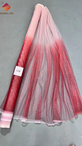 그라디언트 얇은 명주 그물 메탈릭 파우더 반짝이 스팽글 레이스 원단 아기 소녀 투투 드레스 원단 옹 브르 스파클 패브릭 신부 결혼식 - Product Image 5