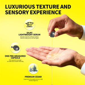 <span class=keywords><strong>Sevich</strong></span> 30PCs Cápsula para el cuidado de los hombres Fábrica al por mayor Reparación Vitamina dañada Cabello y barba Cápsula esencial - Product Image 5