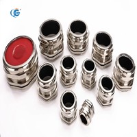 Glands de câble d'entrée en acier inoxydable M50 M54 M60 M63 M64, laiton, métal, étanche IP68, ATEX, gland de câble en acier inoxydable Ss304 Ss316