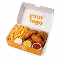 Boîte d'emballage alimentaire personnalisée pour camions de restauration, cafés, événements de traiteur, snacks frits, emballage pour restaurants à emporter