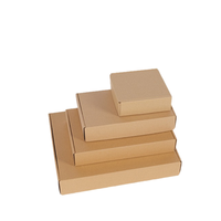 Boîte de papier Kraft épaissi de haute qualité Carton de boîte d'avion de taille de Logo personnalisé pour l'emballage de livraison Express