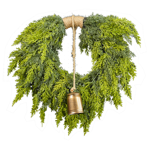 <span class=keywords><strong>Handmade</strong></span> thân thiện với môi Jesus giáng sinh Vòng hoa với chuông trong nhà và ngoài trời nguồn cung cấp bên màu sắc khác nhau tùy chọn phong cách - Product Image 1