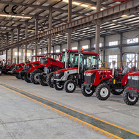 Livraison gratuite CE 50hp 80hp 100hp Tracteur 4x4 moteur diesel EPA Tracteur chargeur avec godet multi-usages