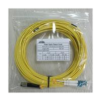 Cordon de brassage fibre optique monomode duplex (SM DX) LC UPC vers FC UPC 1m pour réseaux 5G