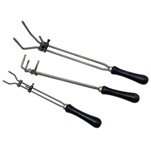 Pince pour bol <span class=keywords><strong>en</strong></span> <span class=keywords><strong>or</strong></span> et <span class=keywords><strong>en</strong></span> argent avec manche <span class=keywords><strong>en</strong></span> bois, pince pour creuset, pince pour bol <span class=keywords><strong>en</strong></span> <span class=keywords><strong>or</strong></span> - Product Image 6