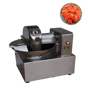 Full automatic 5L meat bowl cutter sausage bowl cutter meat grinder vegetable crusher
