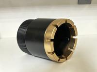 Broca de diamante impregnado de carburo de tungsteno de 112 mm y 132 mm para perforación de pozos y exploración geológica con sistema de cable.
