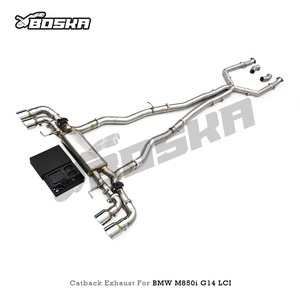 ระบบท่อไอเสีย OEM Boska Valvetronic สำหรับ BMW M850/M850i LCI G14/G15/G16 4.4TT ปี 2020-2024 SS304 Catback Muffler พร้อมระบบควบคุมวาล์ว - Product Image 6