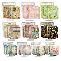 Papier artisanat Junk Journal découpage Scrapbooking créatif fabrication de cartes A5 papier cartonné bricolage papier matériel