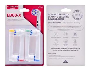 Têtes de brosse à dents de rechange OEM personnalisées couleur EB60-X, certifiées CE RoHS, poils en nylon, usage domestique et hôtelier - Product Image 1