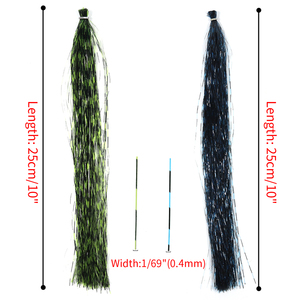 Jirflashabou — guirlandes métalliques en fibre synthétique, 1 pièce, flash frotté, eau salée - Product Image 2