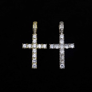 Hip Hop Đồ Trang Sức Châu Âu Và Mỹ Sang Trọng Iced out Cuba Liên Kết Chuỗi Chéo Thời Trang Mặt Dây Chuyền Dây Chuyền Cho Nam Giới Phụ Nữ Phụ Kiện - Product Image 5