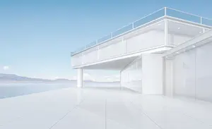 倉庫/ワークショップ用のサンドイッチパネルの屋根と壁を備えた現代のプレハブ鉄骨構造建物航空機ハンガーモデル