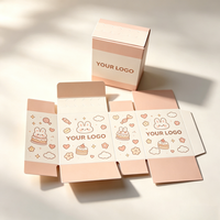 Hermosa caja de papel de arte cosmético personalizada Embalaje Acabado mate Cartón de 2mm y paquete plano de PVC para crema facial y champú