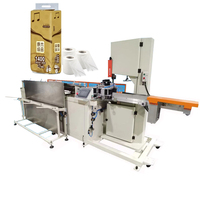 Machine de découpe à bande haute productivité pour rouleaux de papier toilette multicouches et blocs de papier hygiénique géants