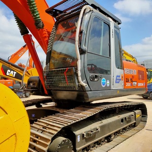 Excavatrice d'occasion Hitachi ZX200 de 20 tonnes d'origine japonaise pour le terrassement, moteur Isuzu, boîte de vitesses importée - Product Image 5