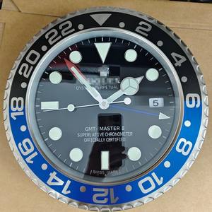 Reloj de Pared de Estilo Nórdico, Decoración de Pared de Metal Dorado Grande, Moderno, de Una Sola Cara, con Calendario de Cuarzo y Pantalla de Radio <span class=keywords><strong>para</strong></span> Sala de Estar - Product Image 3