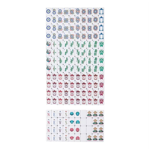 Ensemble de tuiles de mahjong américaines en acrylique vert olive de luxe, neuf, en gros, avec fonctionnalité pour les jeux d'échecs - Product Image 2