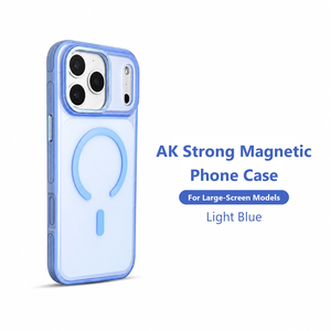 เคสโทรศัพท์ iPhone 16 Pro วัสดุ TPU PC พร้อมแม่เหล็ก N52 ในตัว ป้องกันการกระแทกแบบถุงลมนิรภัย สีส้ม ชมพู ดำ น้ำเงิน 9 สี ขายส่ง - Product Image 4